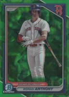 2024 Bowman Sapphire Edition Chrome Prospects #BCP22 Roman Anthony Green Baseball Card