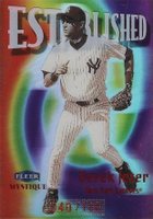 1999 Fleer Mystique Established #2 Derek Jeter Baseball Card