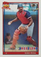 1991 Topps Desert Shield #375 Tony Pena Baseball Card