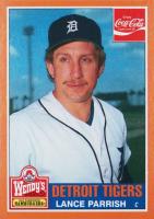 1985 Wendy's Tigers #17 Lance Parrish Baseball Card