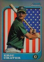 1997 Bowman Chrome International #192 Eric Chavez Refractor Baseball Card