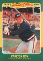 1986 Fleer Limited Edition #15 Carlton Fisk Baseball Card
