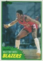 1981 Topps #83 Billy Ray Bates West Basketball Card