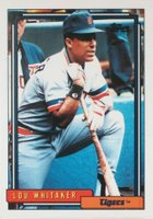 1992 Topps #570 Lou Whitaker Baseball Card