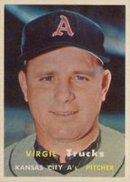1957 Topps #187 Virgil Trucks Baseball Card
