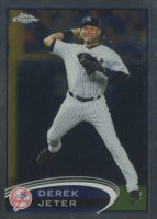 2012 Topps Chrome #84 Derek Jeter Jumping Baseball Card
