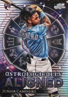 2024 Topps Chrome Cosmic Astrologically Aligned #16 Junior Caminero Baseball Card