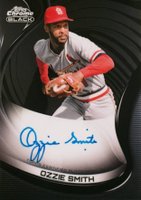 2022 Topps Chrome Black Autographs #OS Ozzie Smith Baseball Card