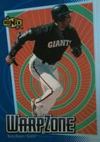 2000 Upper Deck Ionix Warp Zone #WZ2 Barry Bonds Baseball Card
