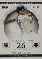 2007 Topps Moments & Milestones  #82 Derek Jeter 26 RBI Baseball Card