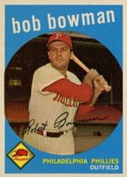 1959 Topps #221 Bob Bowman Baseball Card