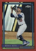 2021 Topps Update 1992 Topps Redux #TC921 Mookie Betts Chrome-Red Baseball Card