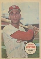 1967 Topps Pin-Ups #9 Orlando Cepeda Baseball Card