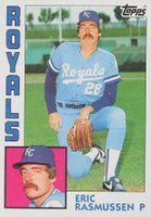 1984 Topps #724 Eric Rasmussen Baseball Card