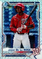 2021 Bowman Mega Box Chrome #BCP25 Jeremy de La Rosa Baseball Card