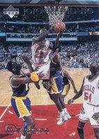 1996 Upper Deck Jordan Tribute #MJ18 Michael Jordan Basketball Card