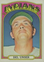 1972 Topps #687 Del Unser Baseball Card