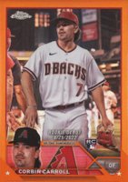 2023 Topps Chrome Update #USC220 Corbin Carroll Orange Refractor Baseball Card
