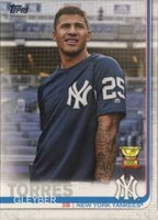 2019 Topps #7 Gleyber Torres Warm-Up Shirt Baseball Card