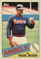1985 Topps Tiffany #200 Reggie Jackson Baseball Card