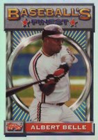 1993 Finest #16 Albert Belle Refractor Baseball Card