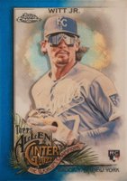 2022 Topps Allen & Ginter Chrome #250 Bobby Witt Jr Blue Refractor Baseball Card