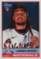 2025 Topps Heritage #231 James Wood Chrome Baseball Card