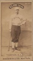 1887 Old Judge #456-4c Sam Thompson Bat in R/hand at side-Detroits Baseball Card