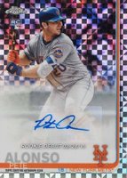 2019 Topps Chrome Update Rookie Debut Autograph #PA Pete Alonso X-Fractor Baseball Card