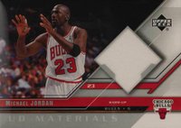 2005 Upper Deck Materials #UDMMJ Michael Jordan Basketball Card