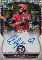 2023 Bowman Mega Box Chrome Prospect Autographs #EG Elijah Green Baseball Card