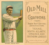 1909 White Borders Old Mill #412 Claude Ritchey Baseball Card