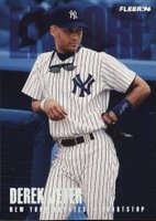 1996 Fleer Update #U226 Derek Jeter Tiffany Baseball Card