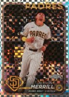 2024 Topps Chrome Update #USC57 Jackson Merrill X-Fractor Baseball Card