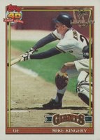 1991 Topps Desert Shield #657 Mike Kingery Baseball Card