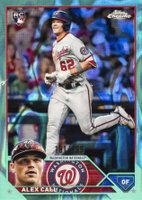 2023 Topps Chrome #187 Alex Call Aqua Lava Refractor Baseball Card