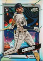 2024 Topps Chrome Cosmic #179 Jackson Chourio Refractor Baseball Card