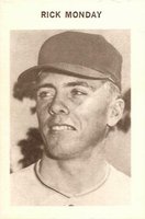 1969 Milton Bradley # Rick Monday Baseball Card