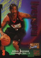 1997 Skybox Z-Force #150 Allen Iverson Basketball Card