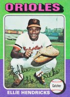 1975 Topps Mini #609 Elrod Hendricks Baseball Card