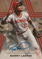 2023 Topps Baseball Stars Autographs #BSABL Barry Larkin Gold Baseball Card