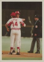 1986 Topps Pete Rose Set #83 Pete Rose Pete Embraces Pete Jr. Baseball Card