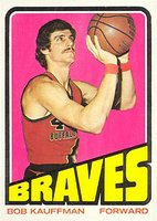 1972 Topps #125 Bob Kauffman Basketball Card
