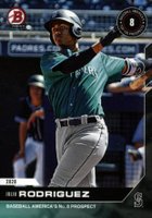2020 Bowman Next Baseball America's Top 100 Prospects #T5 Julio Rodriguez Baseball Card