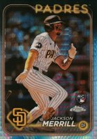 2024 Topps Chrome #207 Jackson Merrill Prism Refractor Baseball Card