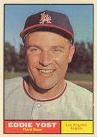 1961 Topps #413 Eddie Yost Baseball Card