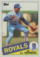 1985 Topps #431 U.L. Washington Baseball Card
