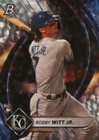 2022 Bowman Platinum #51 Bobby Witt Jr. Ice Foilboard Baseball Card