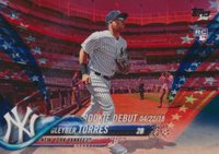 2018 Topps Update #US191 Gleyber Torres Independence Day Baseball Card