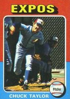 1975 Topps Mini #58 Chuck Taylor Baseball Card
